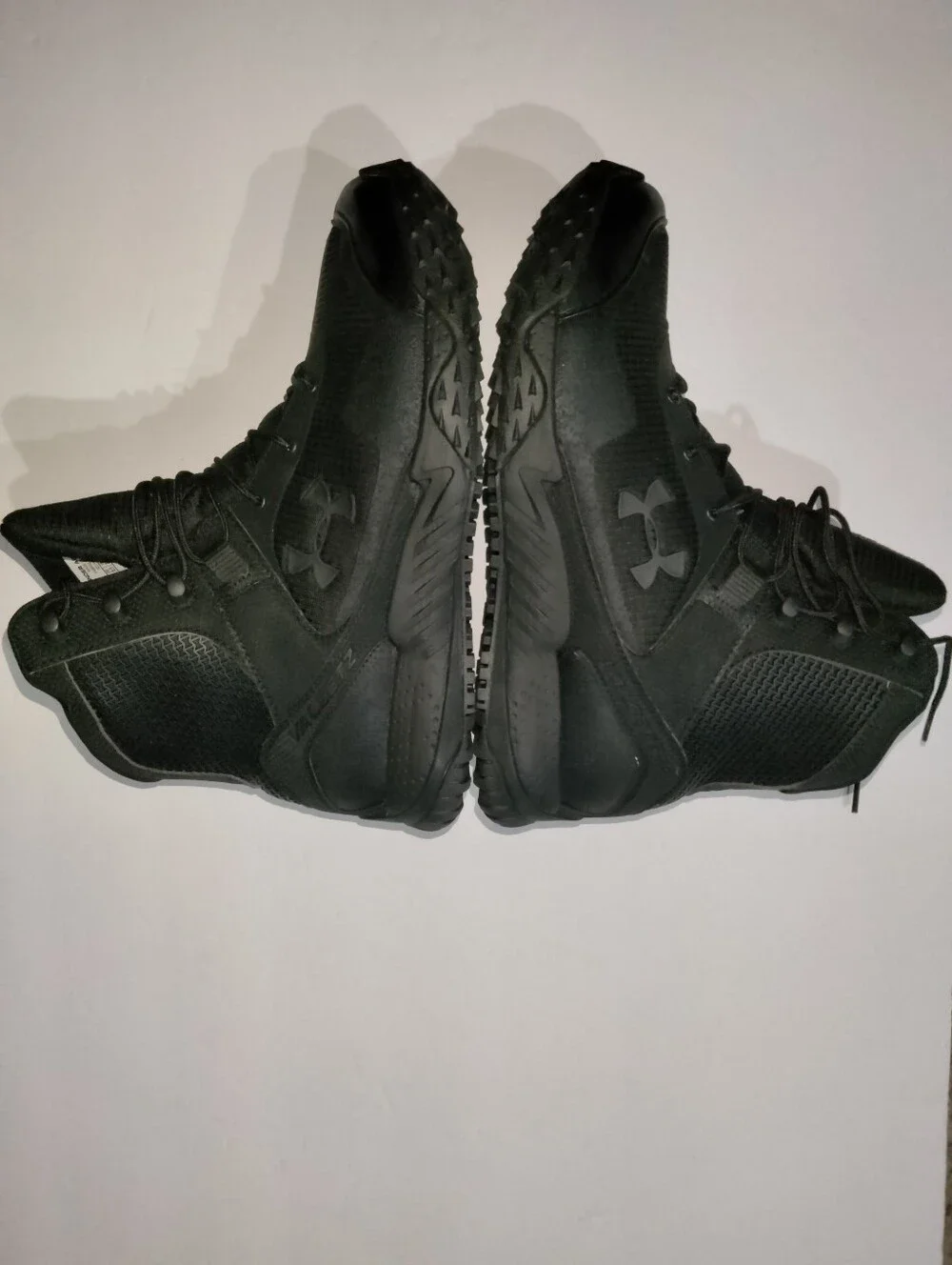 Under Armour (Sz 8.5) Men's Black Sustainable Valsetz Tactical Boots (Like NEW)